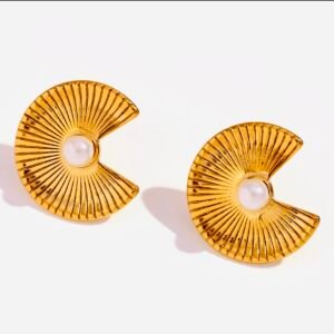 Retro Fanshapped Earring